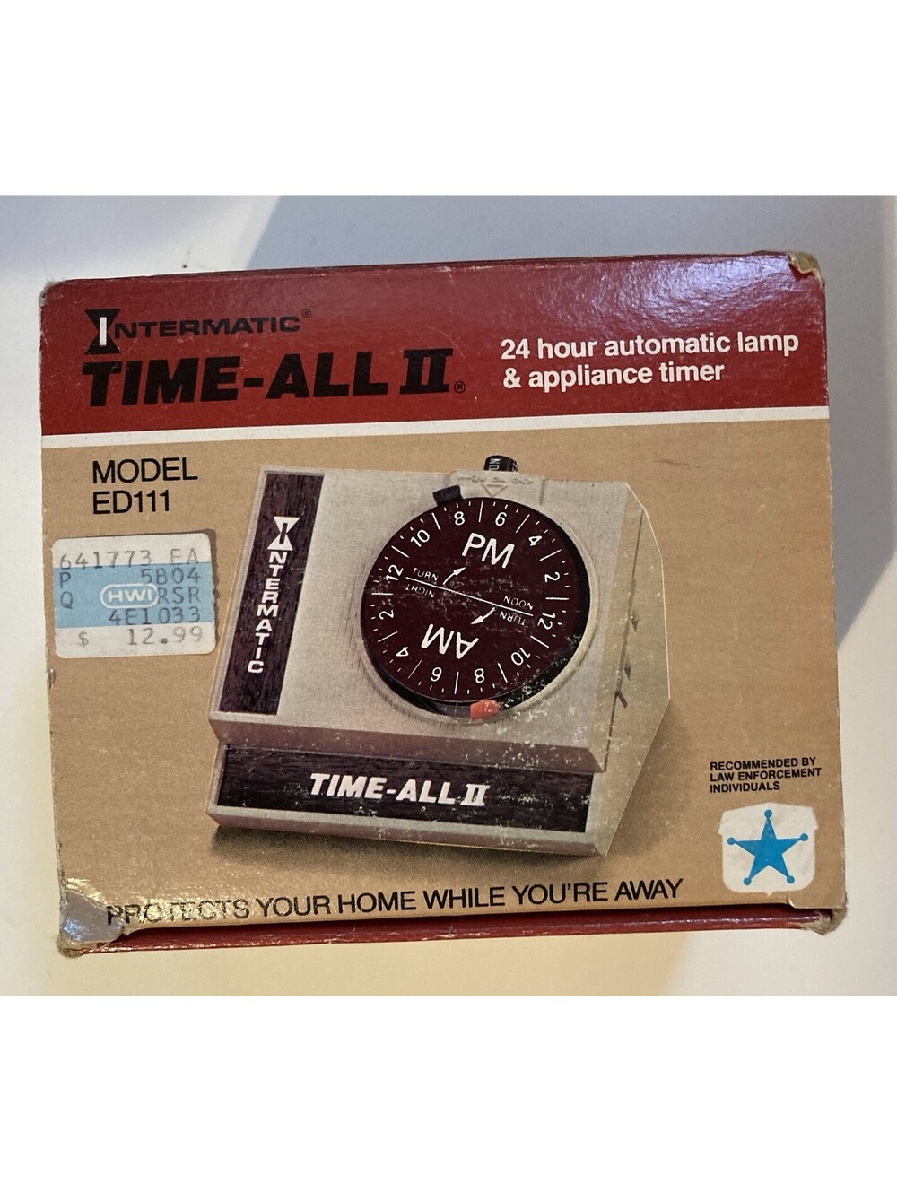 Vintage Intermatic Time-All II 24 Hour Plug In Light & Appliance Timer ED-11